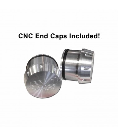 Includes premium CNC machined end caps