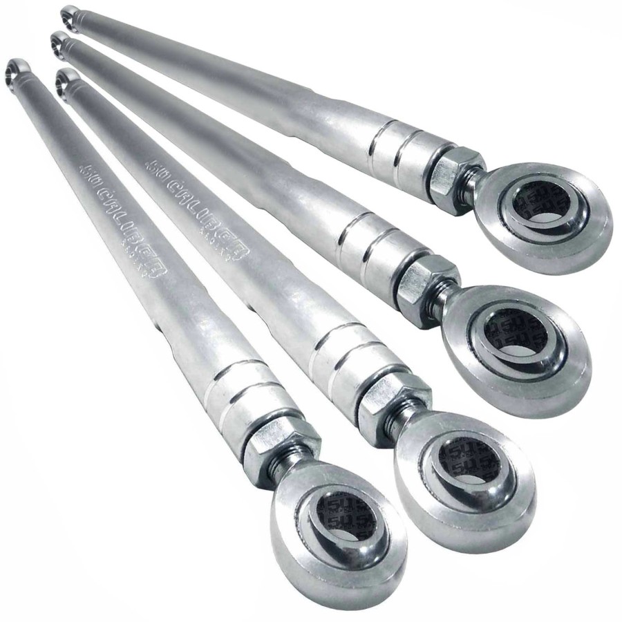 RZR XP Turbo CNC Billet Radius Rods Raw Aluminum Finish