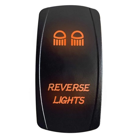 Illuminated On/Off Rocker Switch Reverse Lights