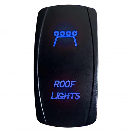 Illuminated On/Off Rocker Switch Roof Lights