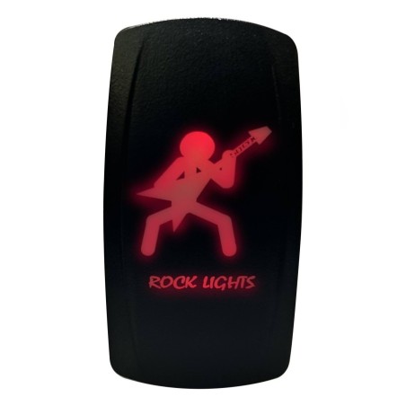 "Rock Lights" On/Off Rocker Switch Waterproof Rocker Design