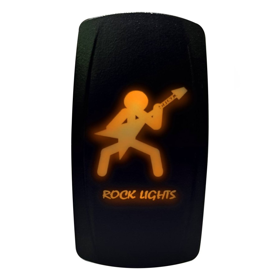 "Rock Lights" On/Off Rocker Switch Waterproof Rocker Design