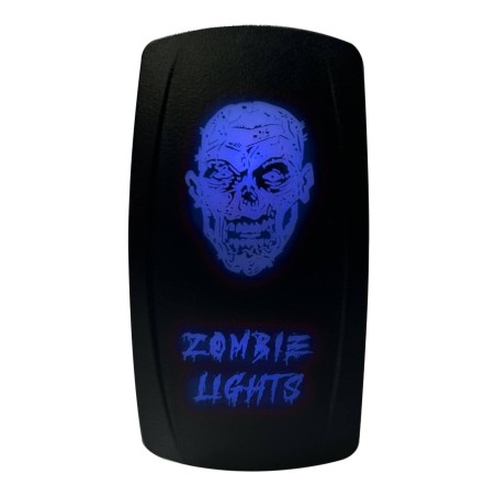 Zombie Face On/Off Rocker Switch Waterproof Design