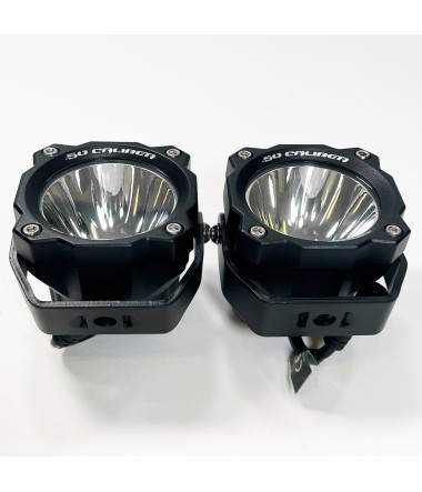 2pc Clear LED Pod Lights