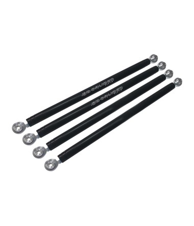 2022 RZR PRO R CNC Billet Radius Rods with Black Powder Coat Finish