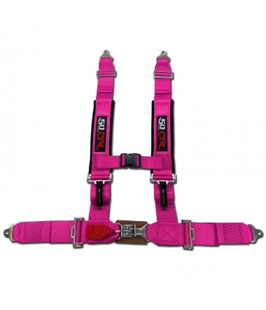 2" 4 point Harness Pink