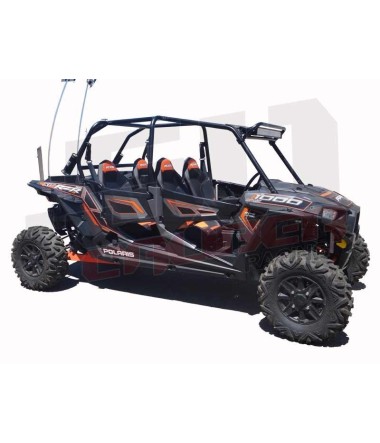 Polaris 2014 XP1000 Light Bar Mount (shown with 30" Light Bar installed) - Right Side Offset Profile
