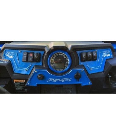 RZR XP1000 Blue Dash Panels (Shown fully installed)