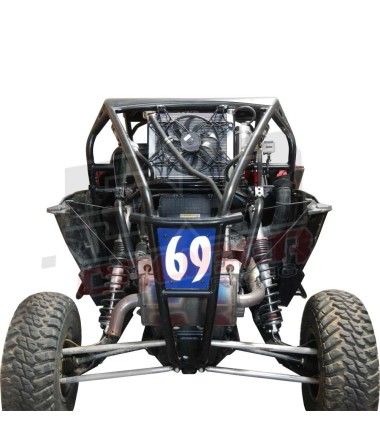 Custom Pro Race Roll Cage Rear View installed on 2015 Polaris XP1000