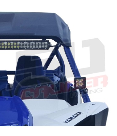 A-Pillar Pod Light Mount Brackets for Yamaha YXZ1000R Mounted