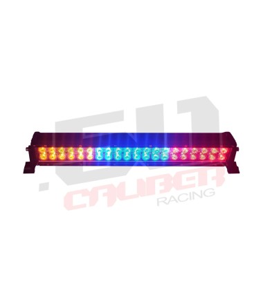 22 Inch Multicolor LED Light Bar with Wireless Remote- Brilliant Red Blue and Amber Lighting