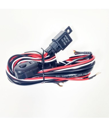 12V Wire Harness Kit with Relay and Switch