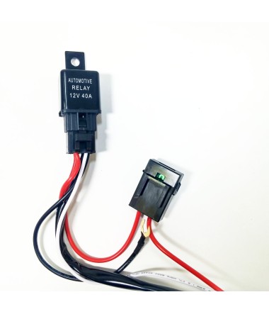 40 amp Wire Harness Kit with Relay and Switch
