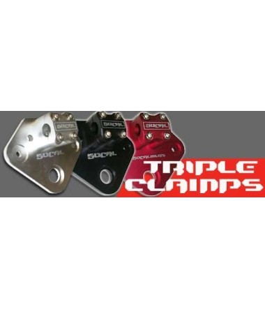 50 Caliber Racing Triple clamps for stock forks