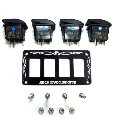 Universal Dash Panel With Switches 