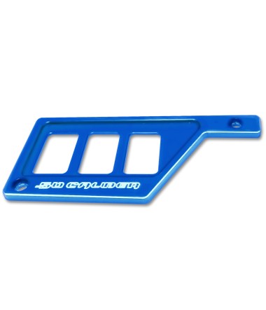 BLUE - RZR XP1000 Left Side 3 Switch Dash Panel