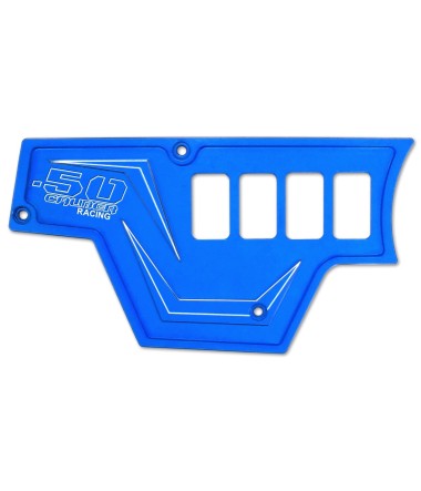 BLUE - RZR XP1000 8 Switch Dash Panel. 3 Piece + 6 Switches included.