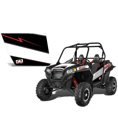 Polaris RZR Walker Evans sticker kit for 50 caliber doors