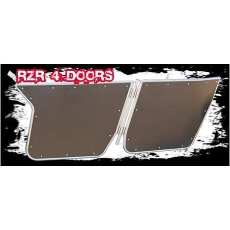 PRP RZR 4 Doors Silver on Black