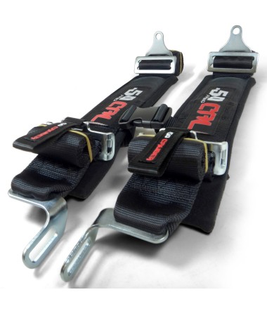 SFI Certified 3" 5 Point Black Safety Harness