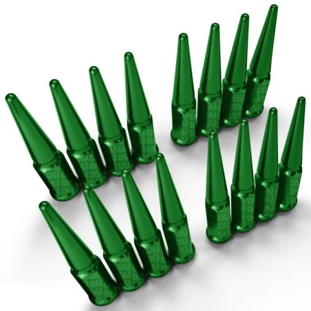 12x1.25mm Extended Spike Lug Nuts - 60 Degree Taper Seat