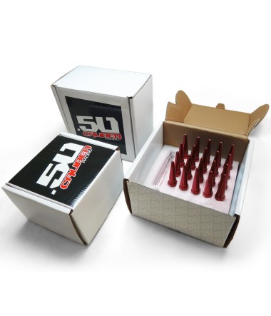 10 x 1.25 mm Chrrome Spiked Lug Nuts - 16 Pack