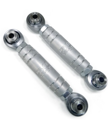 Heavy Duty Billet Alluminum Rear Sway Bar Links Can-Am X3 Raw Silver with 5/8" Heim Joints