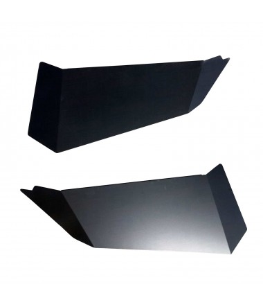 Can-am X3 Lower Door Skins - Includes left and right skins with matte black powdercoat finish