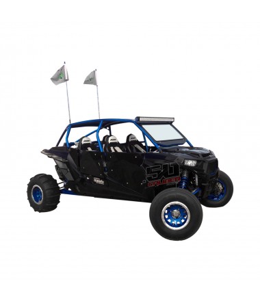 Polaris RZR 4 Xp1000 Pro Race Cage Right Side Angle View From Front