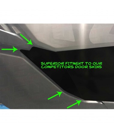 Can-am X3 MAX Lower Door Skins - Superior fitment to our competitors door skins