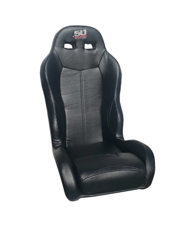 XP1000 Bucket Seat with Carbon Fiber Look High Bolsters, Harness Pass Through Holes