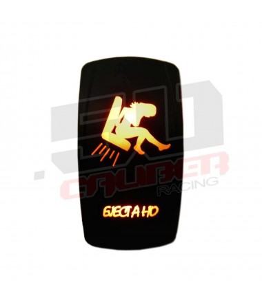 Waterproof On/Off Rocker Switch Sexy Design "EJect A Ho" with Orange LED Illumination	