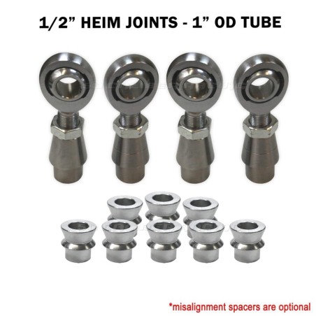 5/8 Panhard Bar Rod End Kit - Chromoly Heims