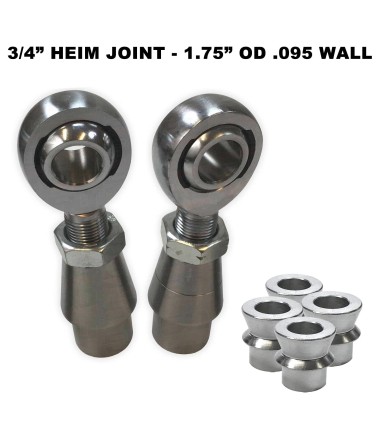 Panhard Bar Fab Kit - 3/4" Heim, 1.75"OD .095 Wall Bung with HMS Spacers	