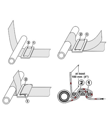 50 Caliber Racing Bump Seat Kit with 2" Safety Harness for Kawasaki Teryx 4 Seat - Upper Harness strap installation	