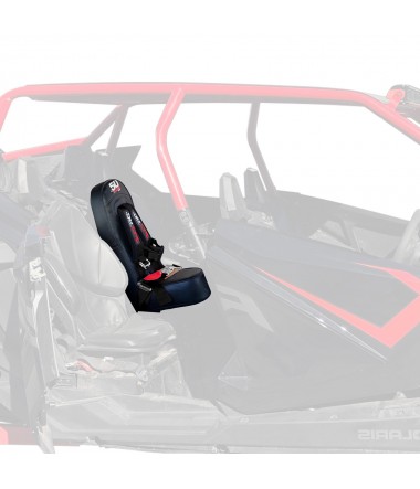 RZR PRO XP 4 Rear Bump Seat & Safety Harness  - Black