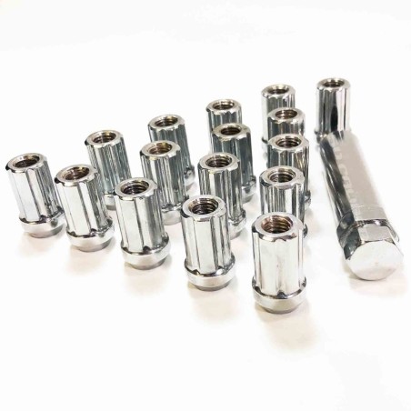 12 x 1.25 mm Chrome Lug Nuts - 16 Pack