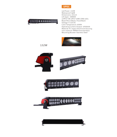 20 inch Remote Controled LED Light Bar CA Legal