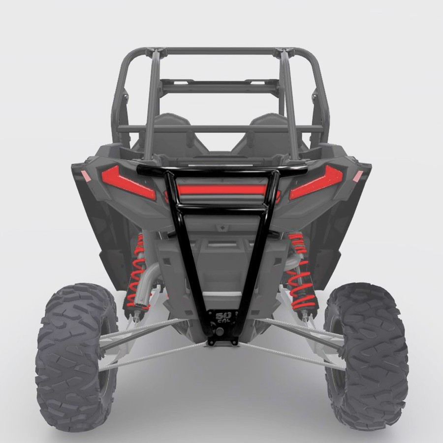 RZR Turbo S Pro Race Rear Bumper - Black Powdercoat