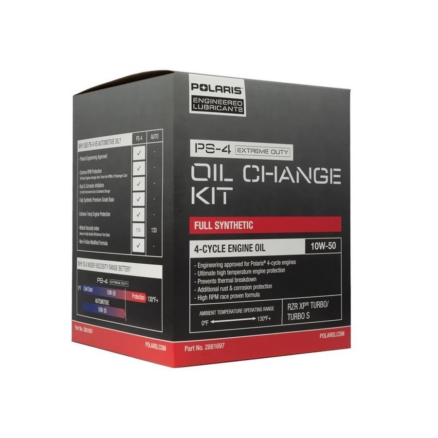 Polaris Extreme Duty Oil Change Kit XP Turbo and Turbo S