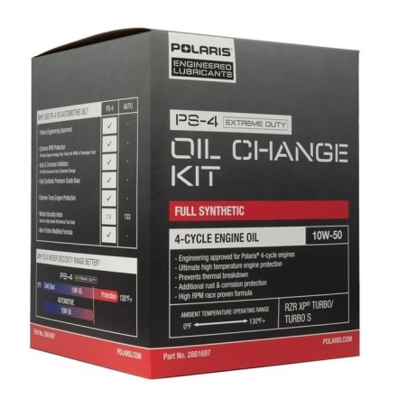 Polaris Extreme Duty Oil Change Kit XP Turbo and Turbo S