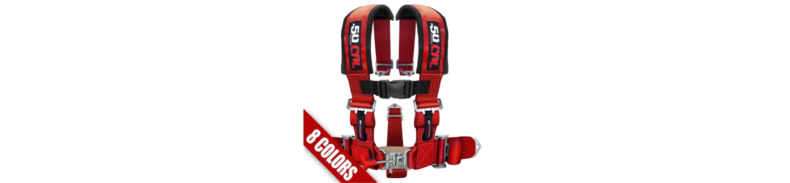 safety gear, 4 and 5 point harnesses bolt in, clip in, or wrap around